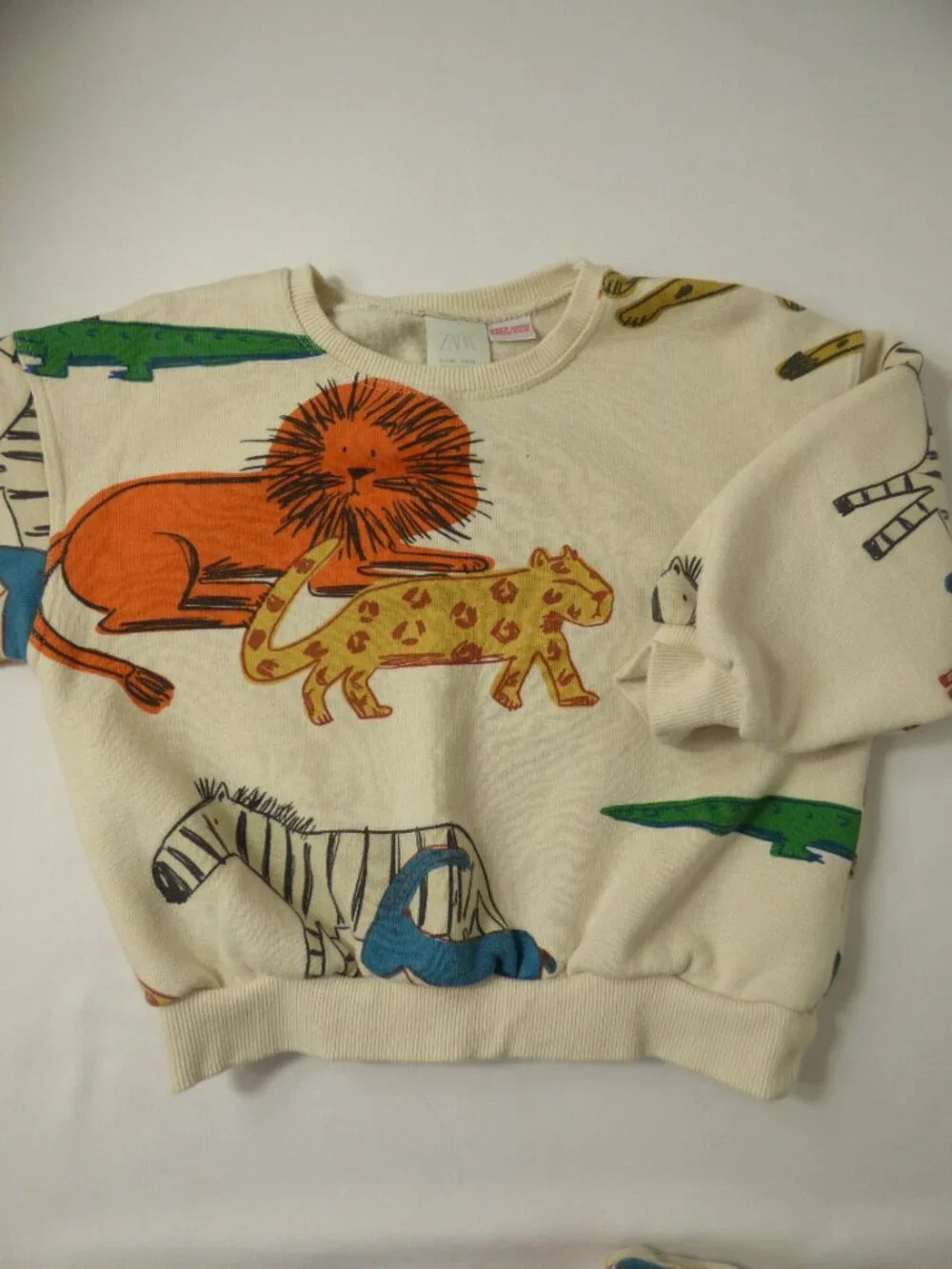 ZARA Kids' Two-Piece Animal Jogger Set, Size 5 Years